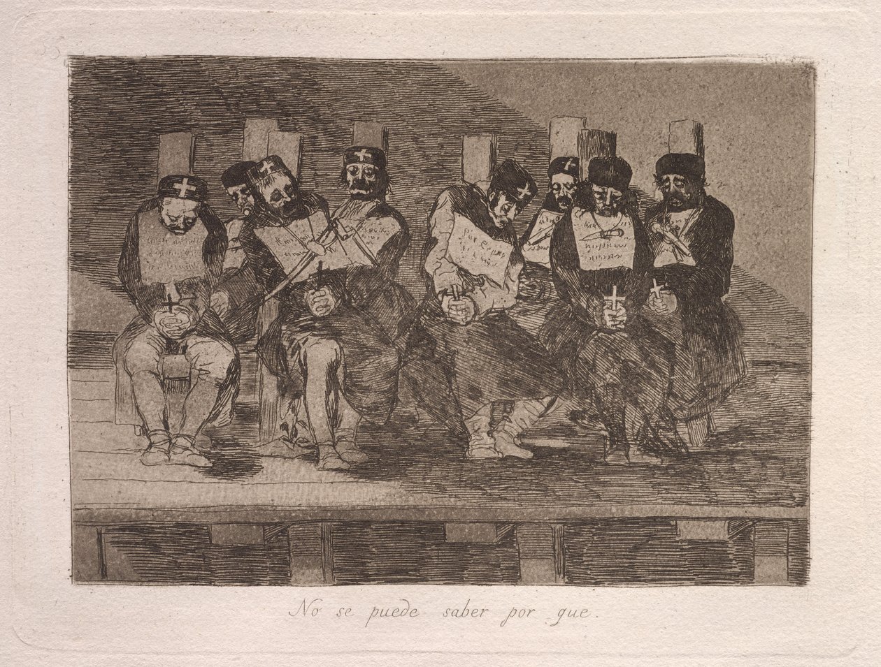 Kan ikke fortælle hvorfor (Man kan ikke fortælle hvorfor) af Francisco de Goya