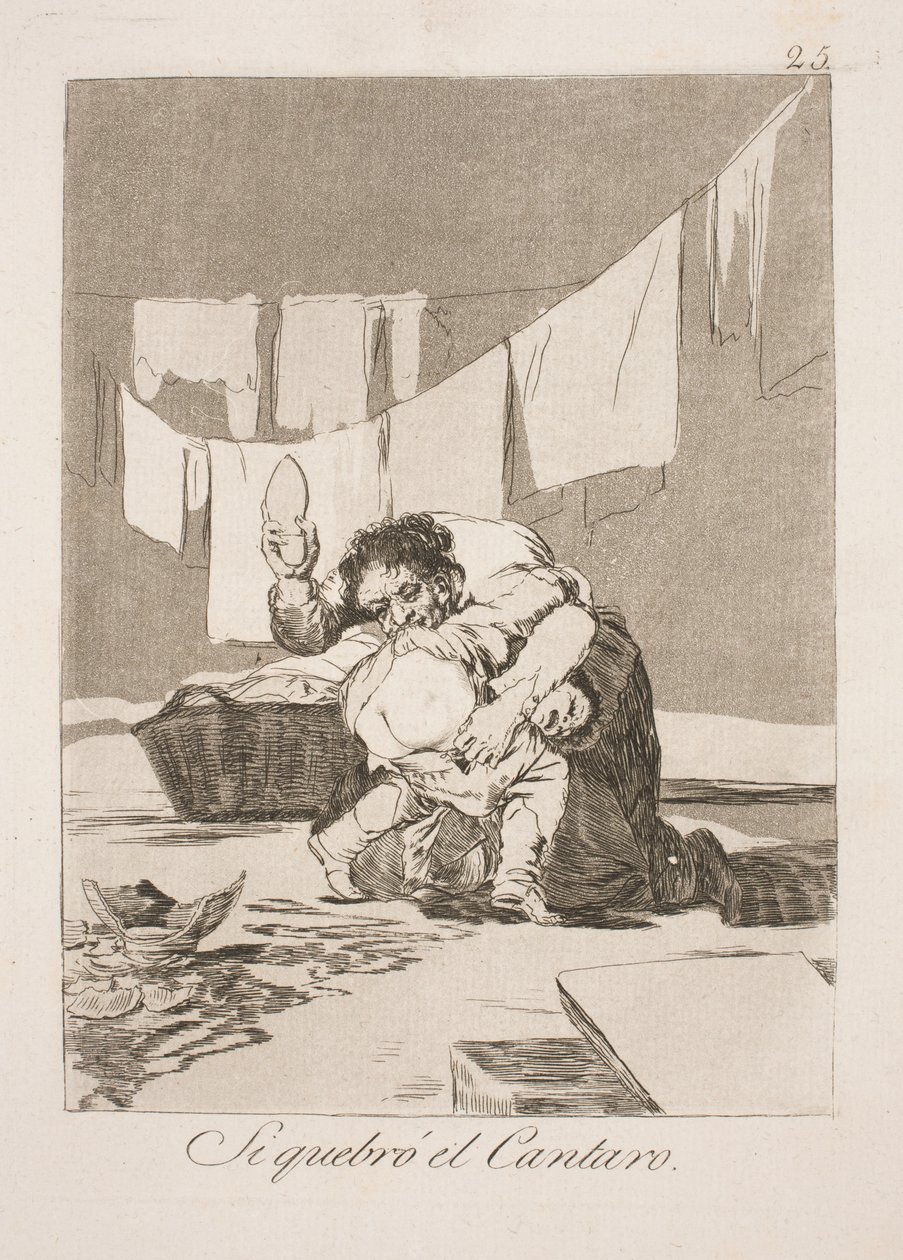 Når man har slået krukken itu af Francisco de Goya