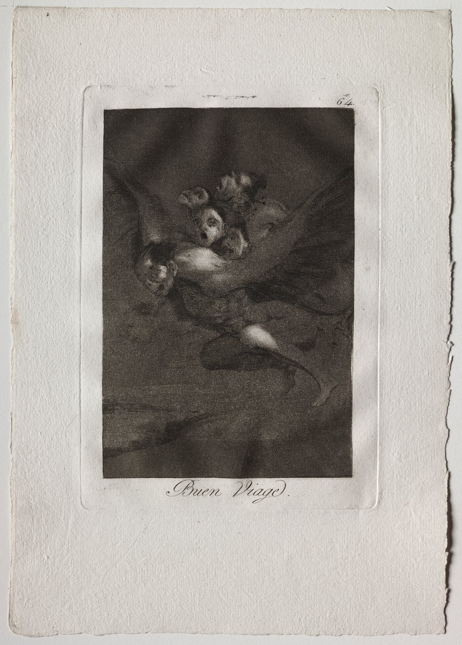 Firs Caprices: Bon Voyage af Francisco de Goya