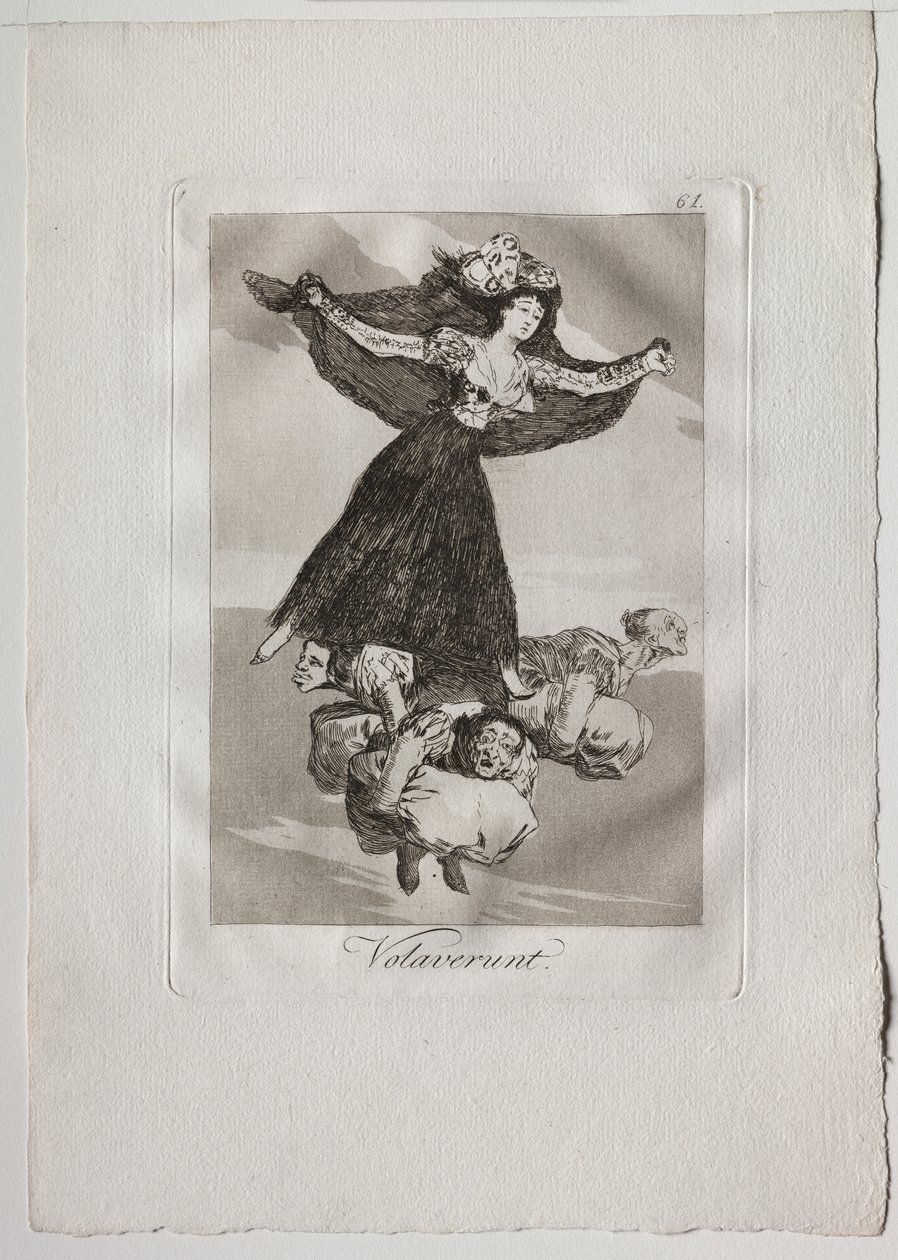 Firs Caprices: Volaverunt af Francisco de Goya