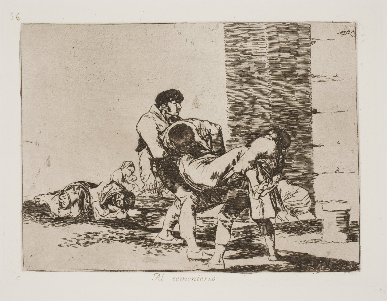På Vej til kirkegården (56) af Francisco de Goya