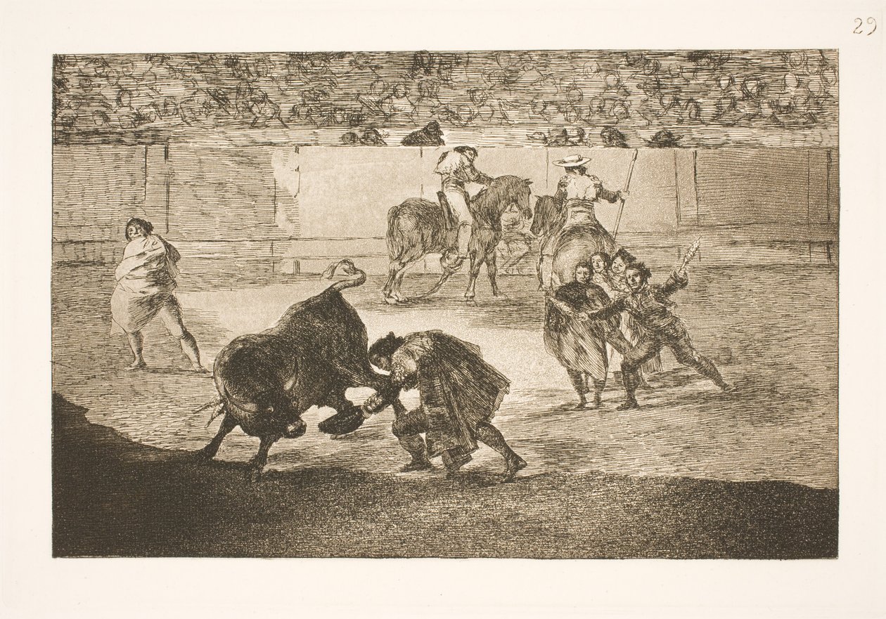 Pepe Illo udfører en "recorte" af Francisco de Goya