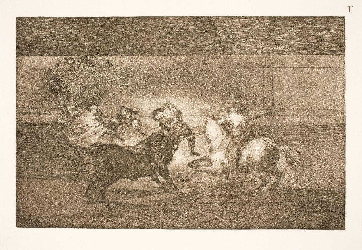 Pepe Illos død (3. komposition) af Francisco de Goya
