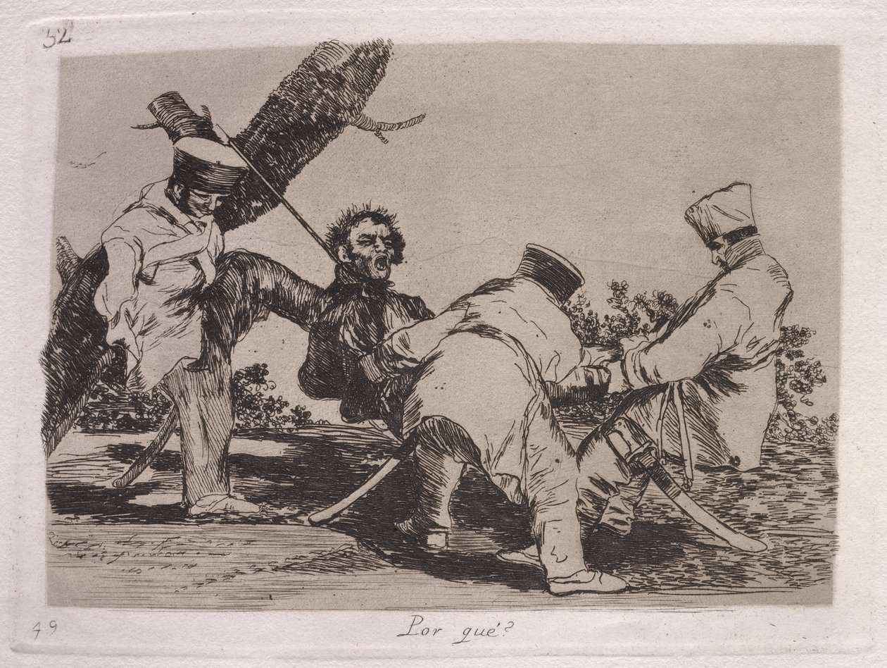 Fordi? (hvorfor?) af Francisco de Goya