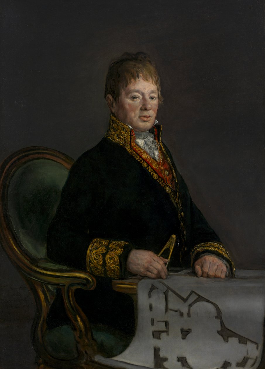 Portræt af Don Juan Antonio Cuervo af Francisco de Goya