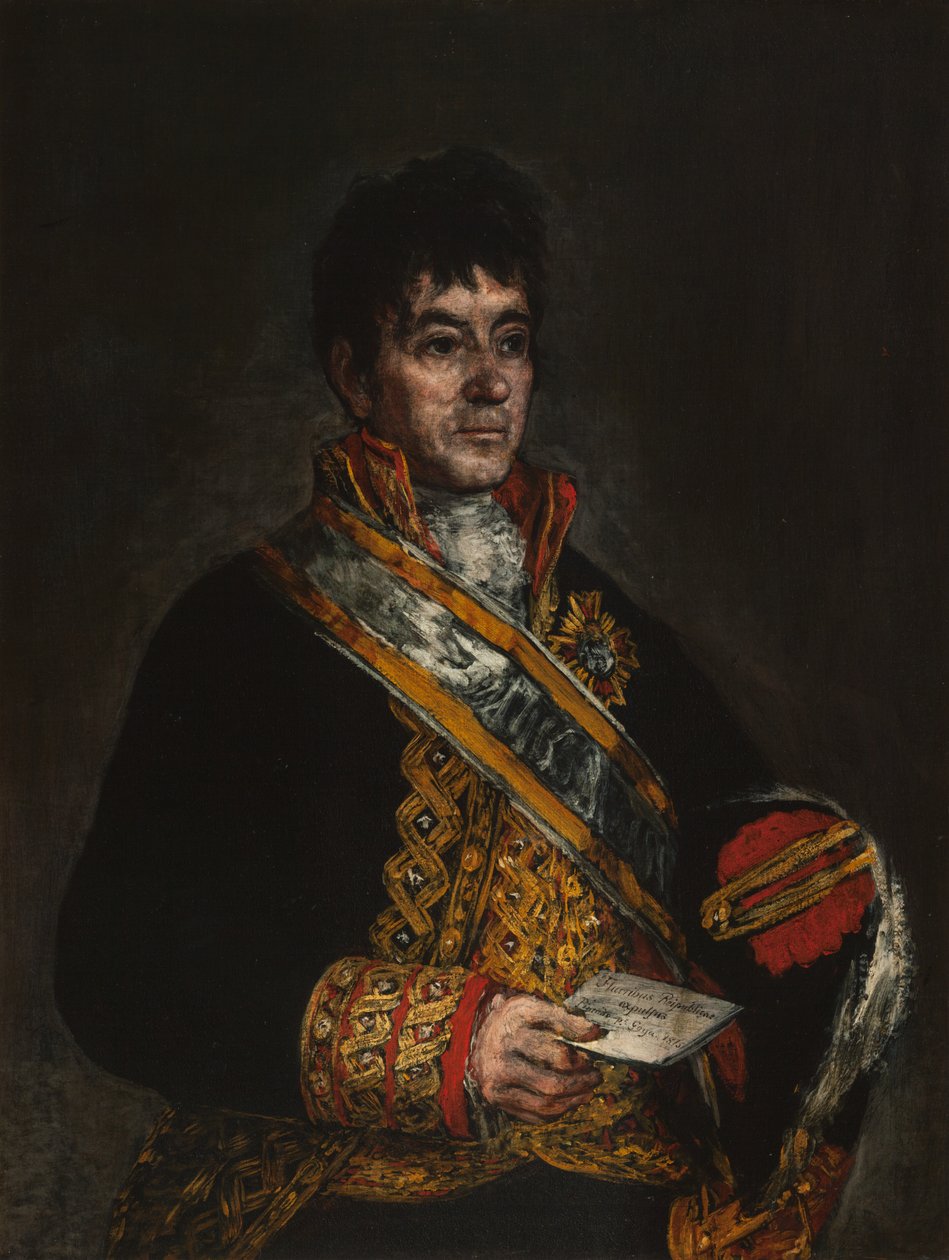 Portræt af Don Miguel de Lardizábal, 1815 af Francisco de Goya