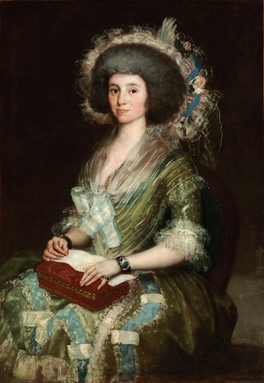 Portræt af Dona Manuela Camas af Francisco de Goya