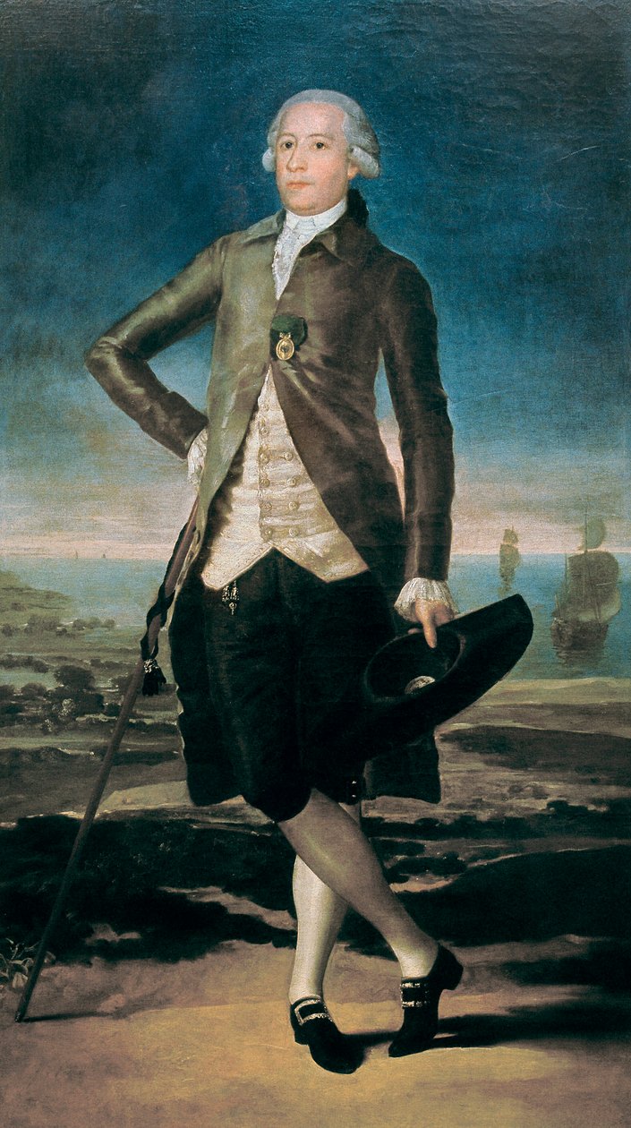 Portræt af Gaspar Melchor de Jovellanos, maleri af Francisco de Goya y Lucientes af Francisco de Goya