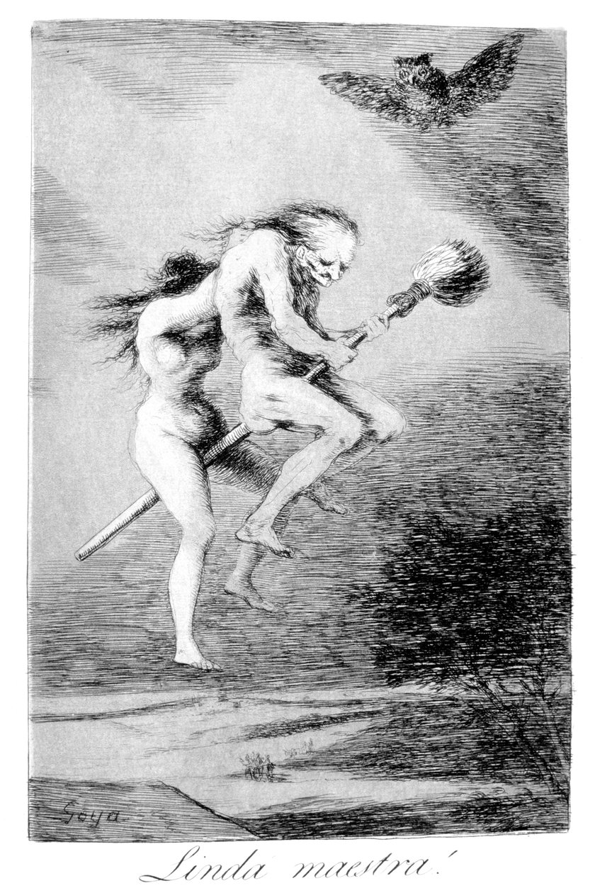 Smuk lærer!, 1799 af Francisco de Goya
