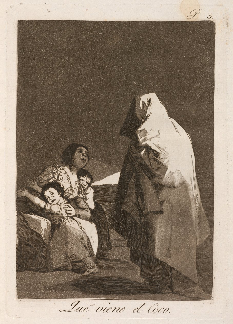 At kokosnødden kommer (Here Comes the Bogey-Man) af Francisco de Goya