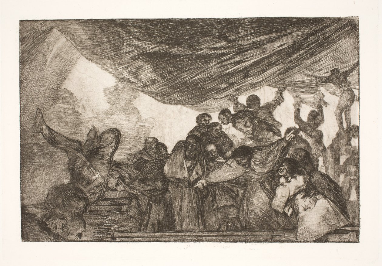 Ren dårskab (Uden at appellere til hverken Gud eller til Djævelen) af Francisco de Goya