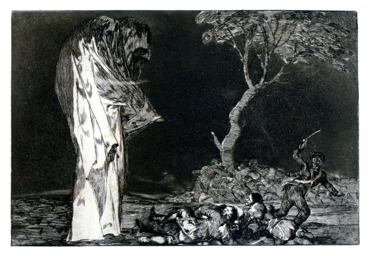 Frygtens gåde, 1819-1823 af Francisco de Goya