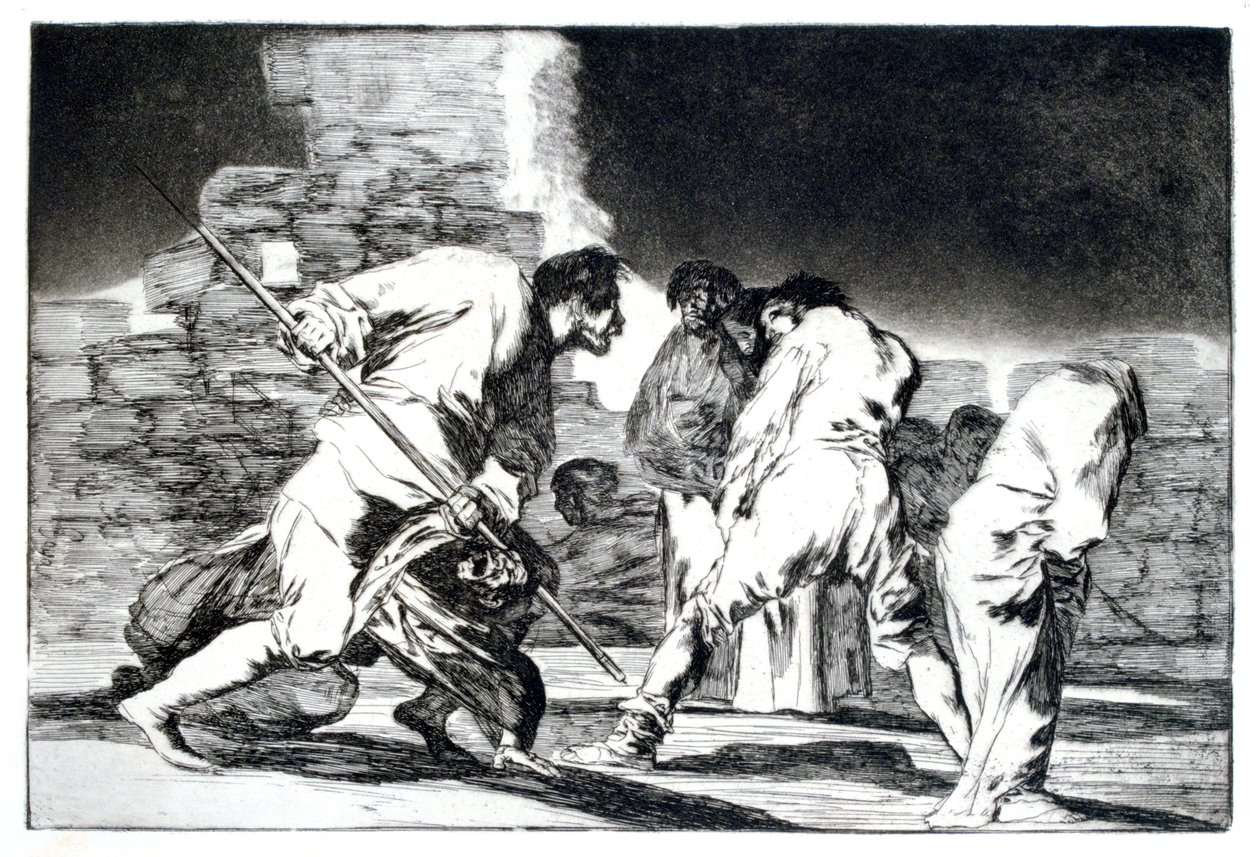 Rasende gåde, 1819-1823 af Francisco de Goya