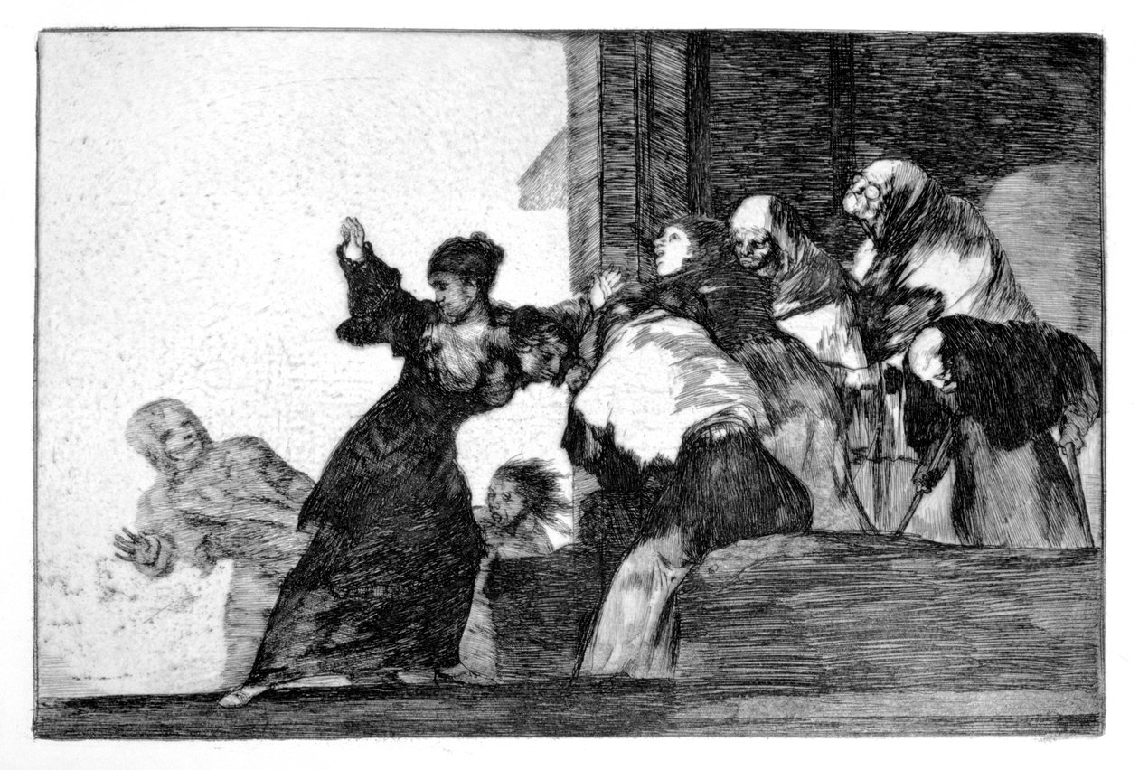 De fattiges gåde, 1819-1823 af Francisco de Goya