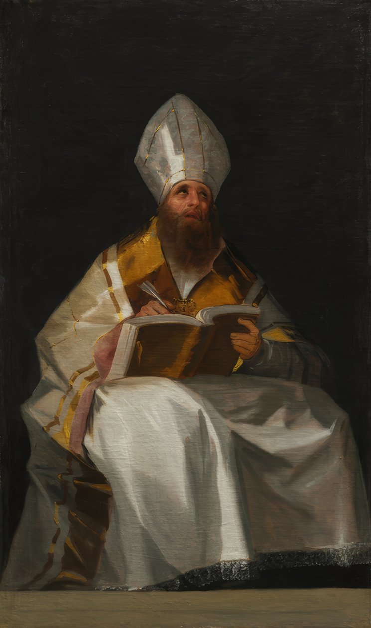 Sankt Ambrosius af Francisco de Goya