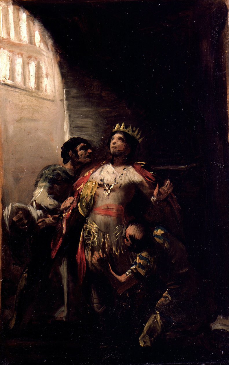 Sankt Hermenegild i Fængslet af Francisco de Goya