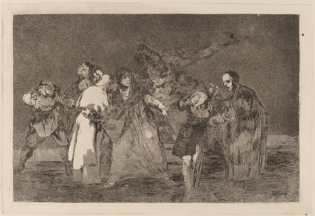 De heler stik, men ikke dårlige ord (sår heler hurtigere end forhastede ord) af Francisco de Goya