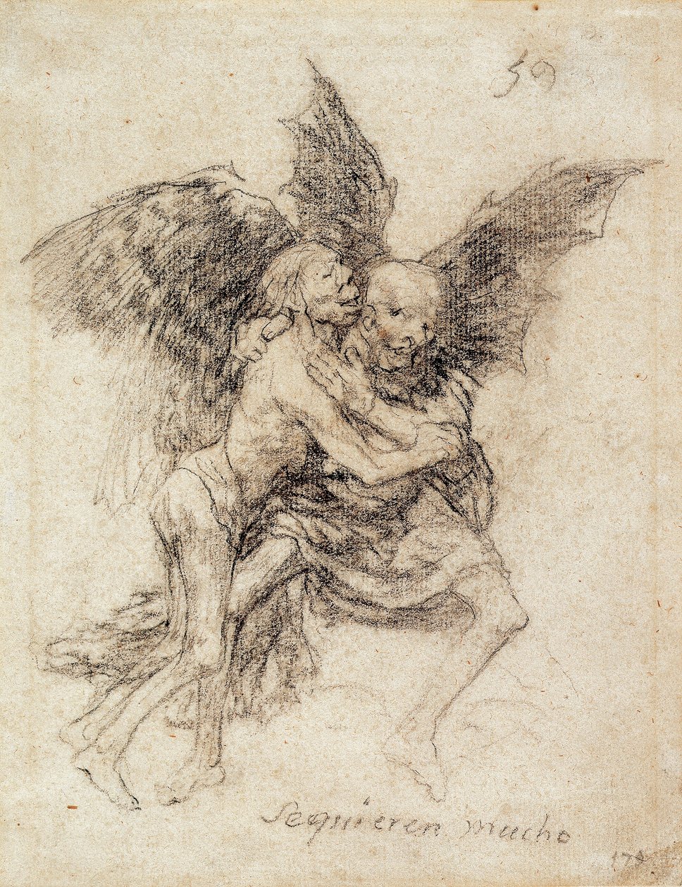 Se quieren mucho (De elsker hinanden meget) af Francisco de Goya