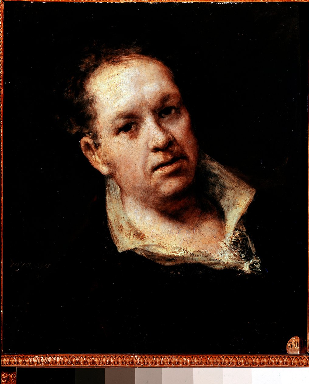 Selvportræt. Maleri af Francisco de Goya (1746-1828) af Francisco de Goya