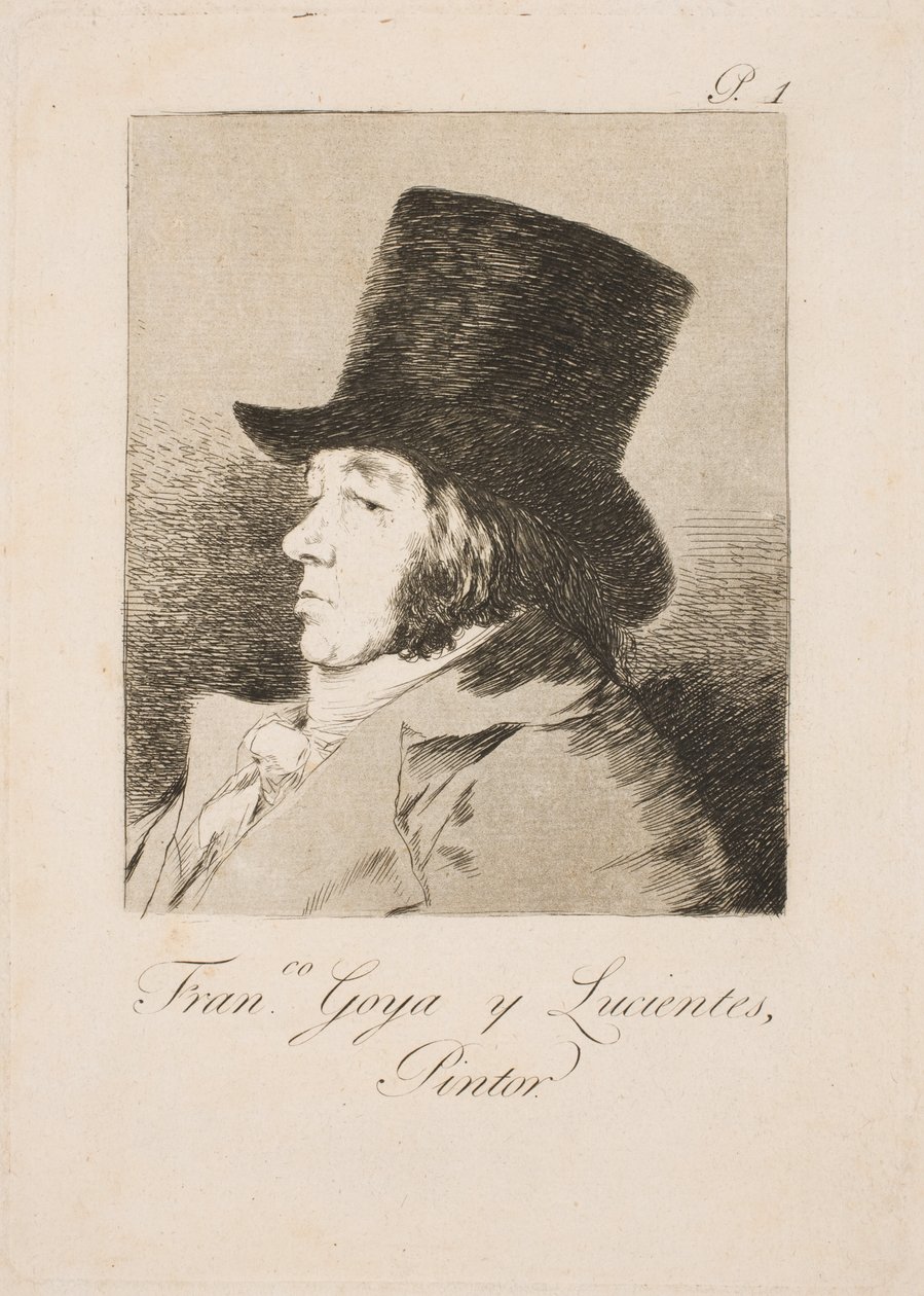 Selvportræt af Francisco de Goya