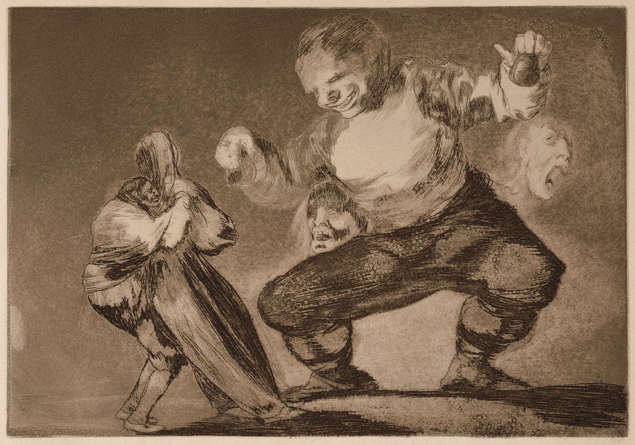Simpleton (Tosse), fra serien Los Disparates af Francisco de Goya