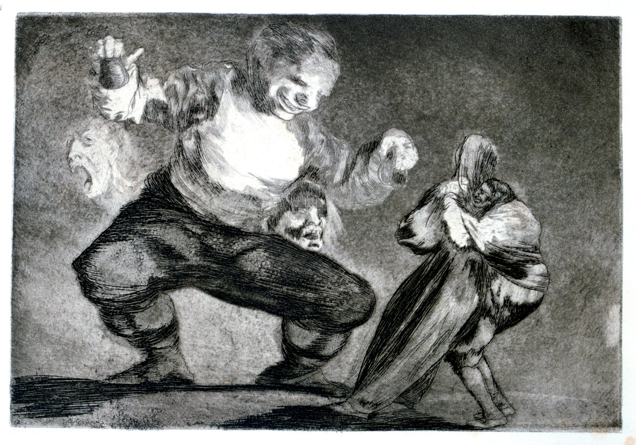 Simpleton, 1819-1823 af Francisco de Goya