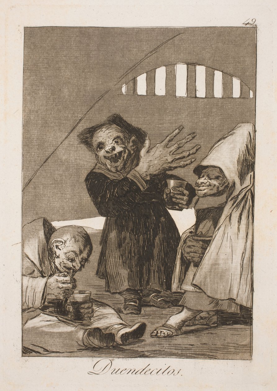 Små trolde af Francisco de Goya