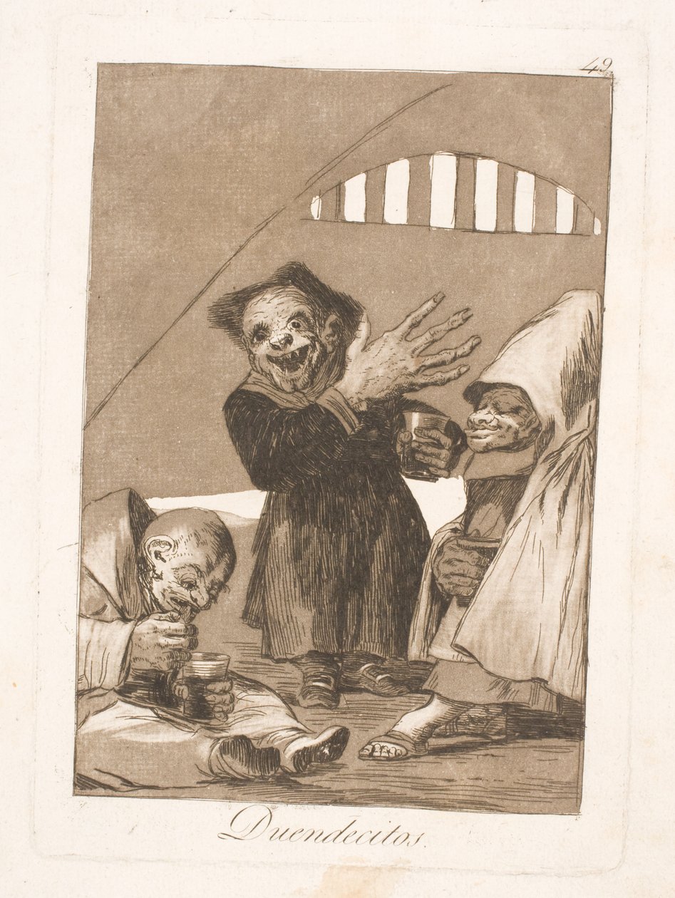 Små trolde af Francisco de Goya