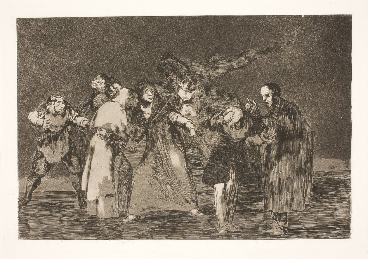 Sår heler hurtigere end hastig tale af Francisco de Goya