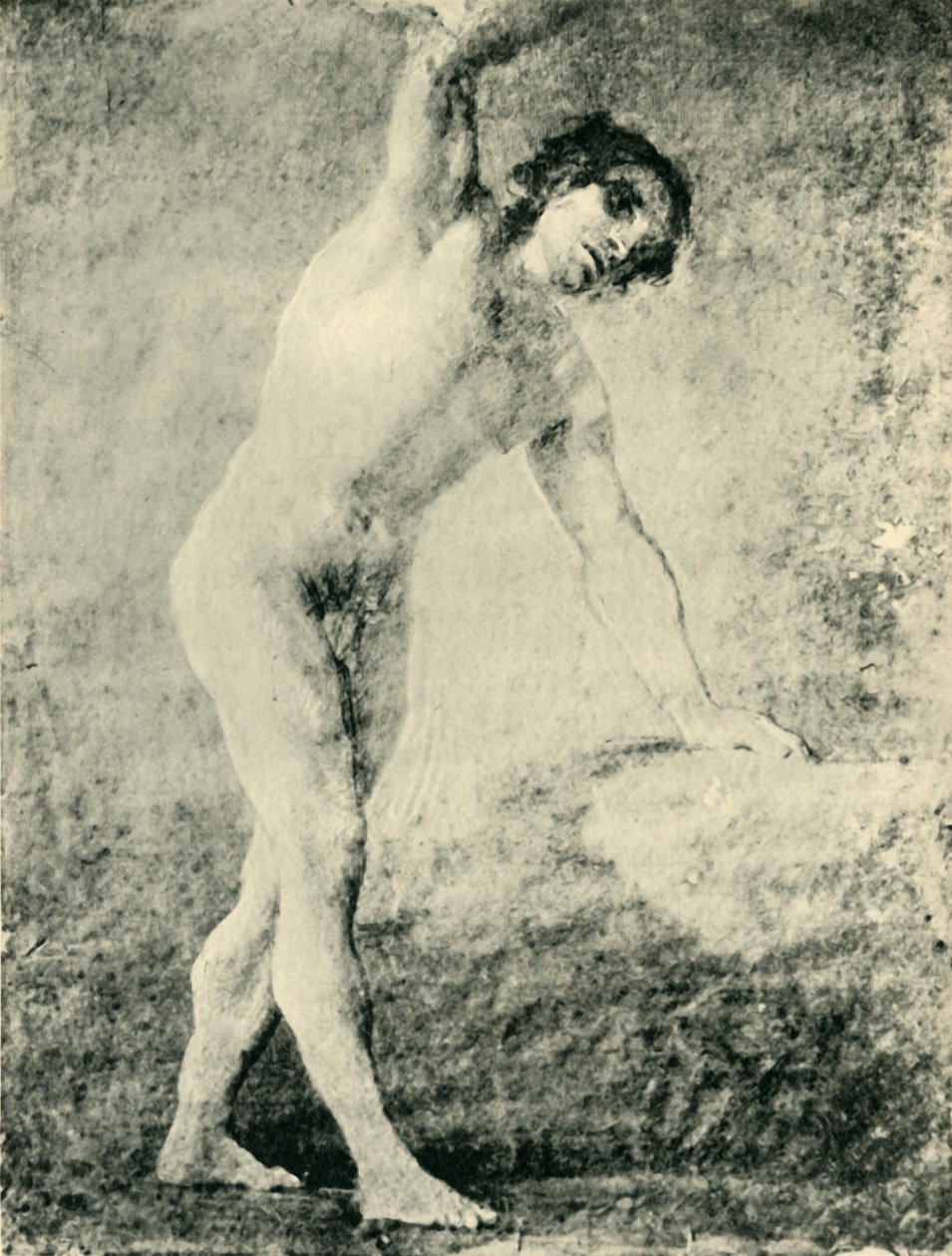 Stående mandlig nøgen, 1789, 1943. af Francisco de Goya