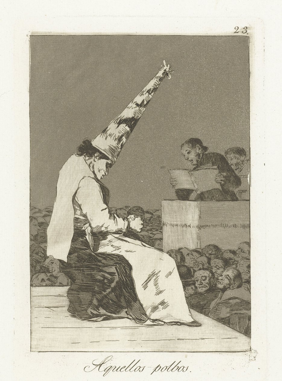 Støvpartikler af Francisco de Goya