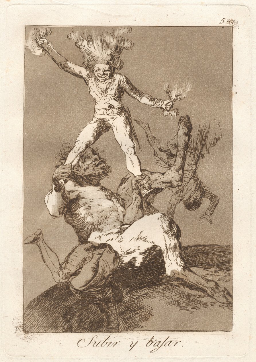Subir y bajar (To Rise and To Fall) af Francisco de Goya