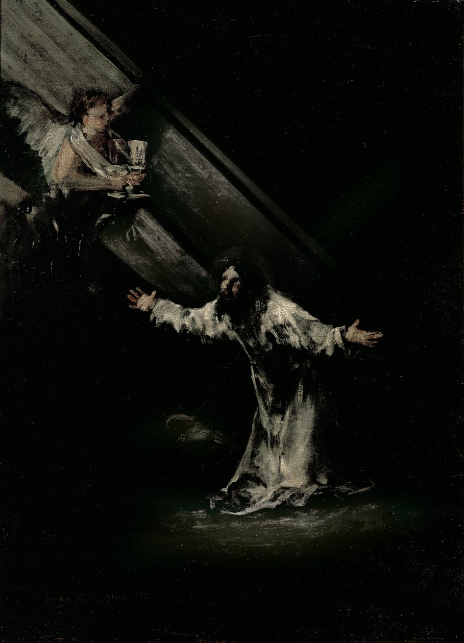 Kvalen i haven af Francisco de Goya