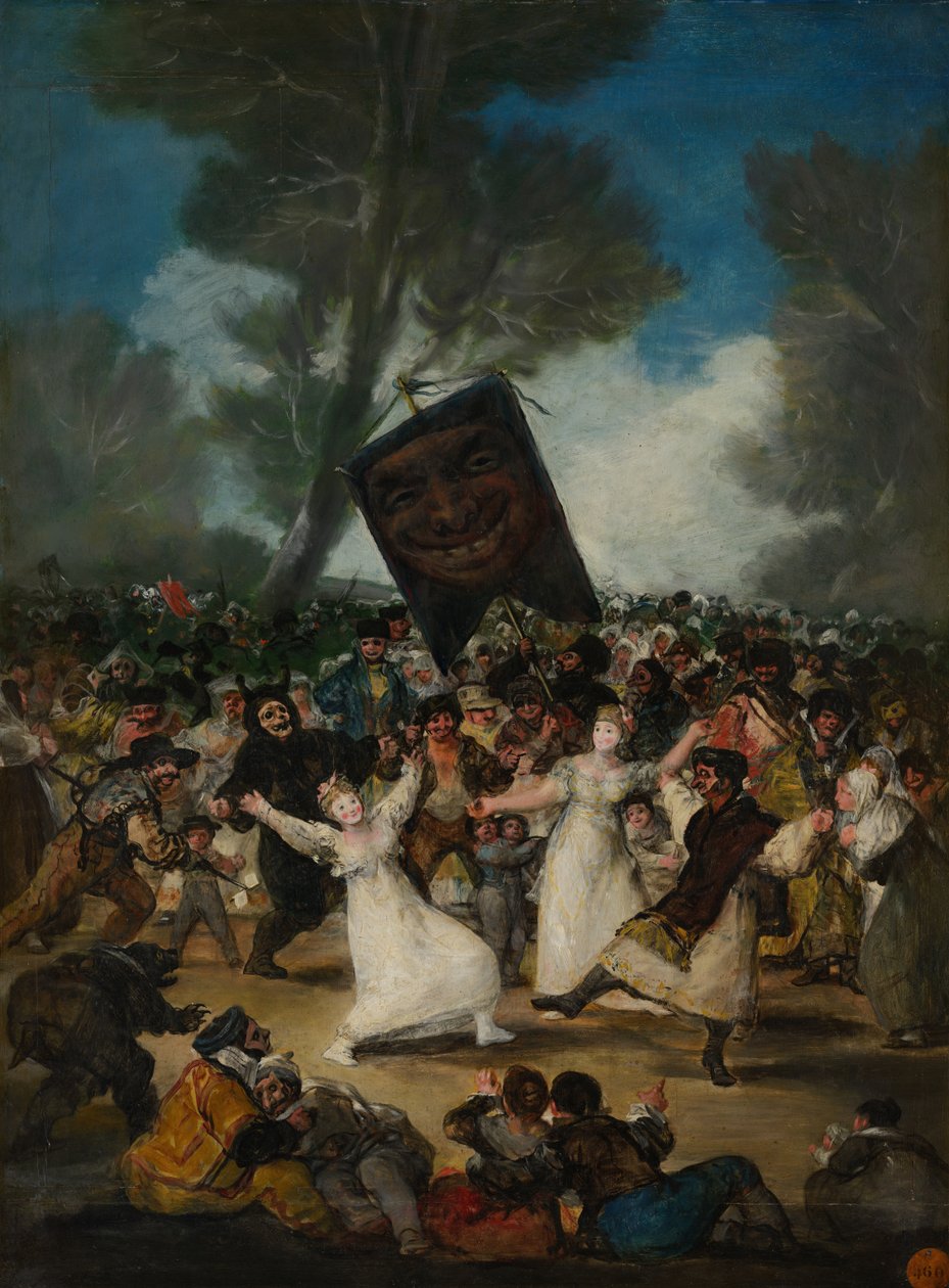 Sardinens begravelse. af Francisco de Goya