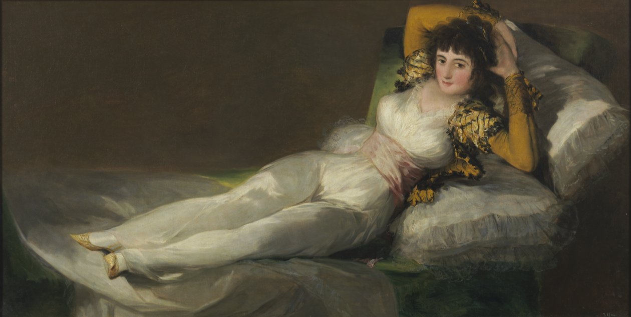 Den påklædte Maja, ca. 1800 af Francisco de Goya