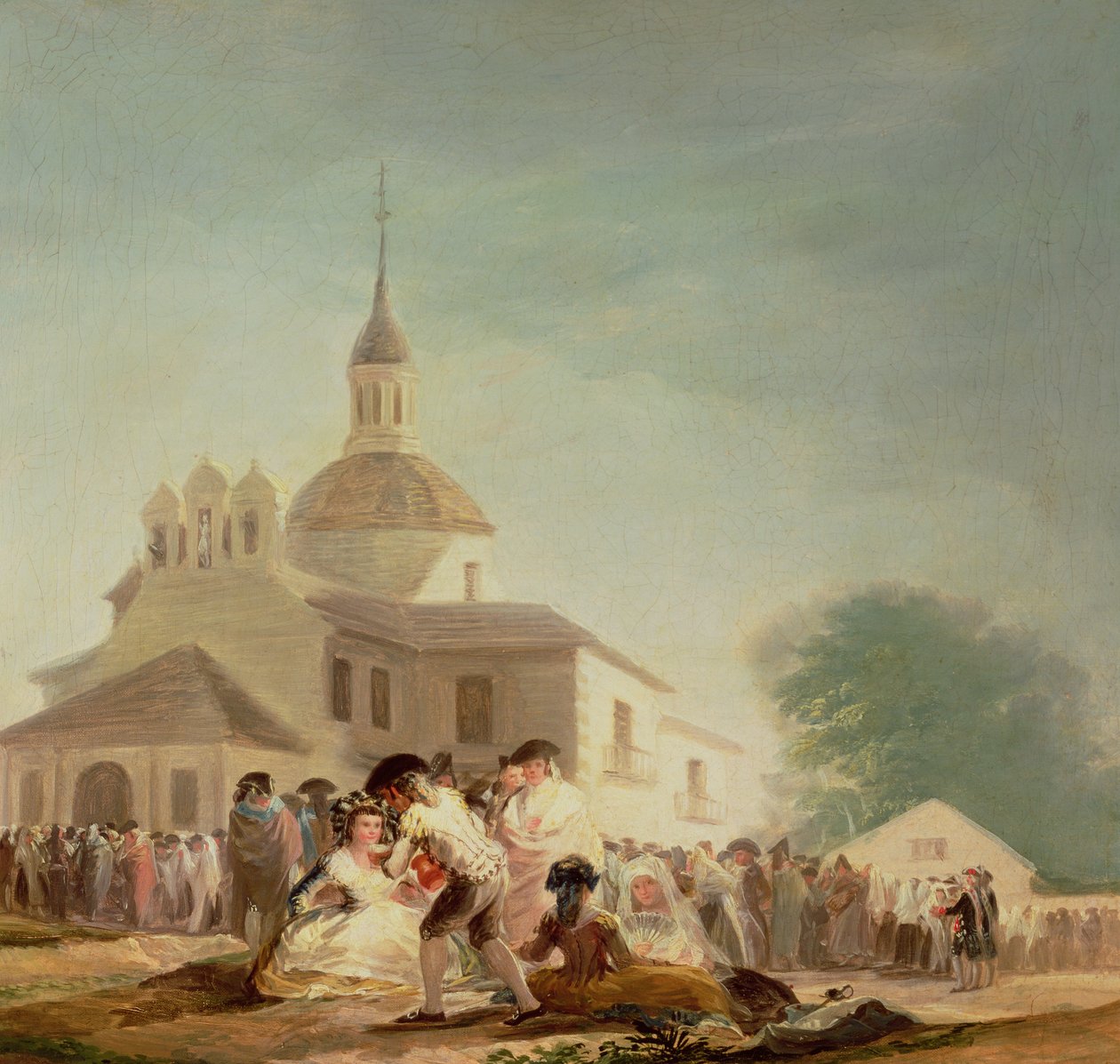 Eremitagen i San Isidro, Madrid, 1788 af Francisco de Goya