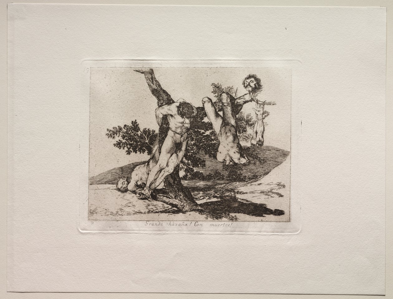 The Horrors of War: En heroisk bedrift! Med døde mænd! af Francisco de Goya