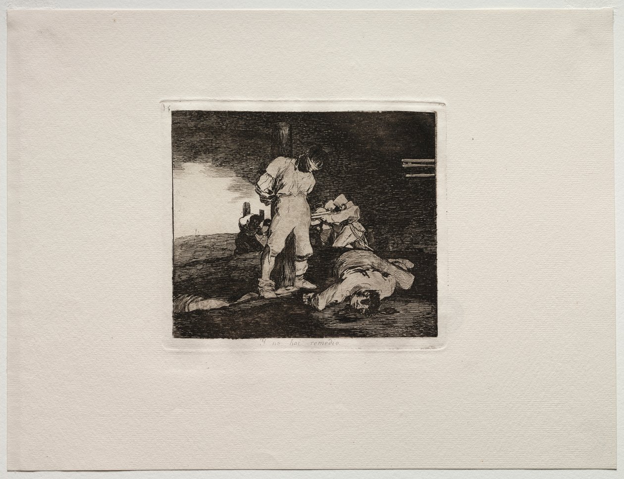 Krigens rædsler: Og der er ingen hjælp til det af Francisco de Goya