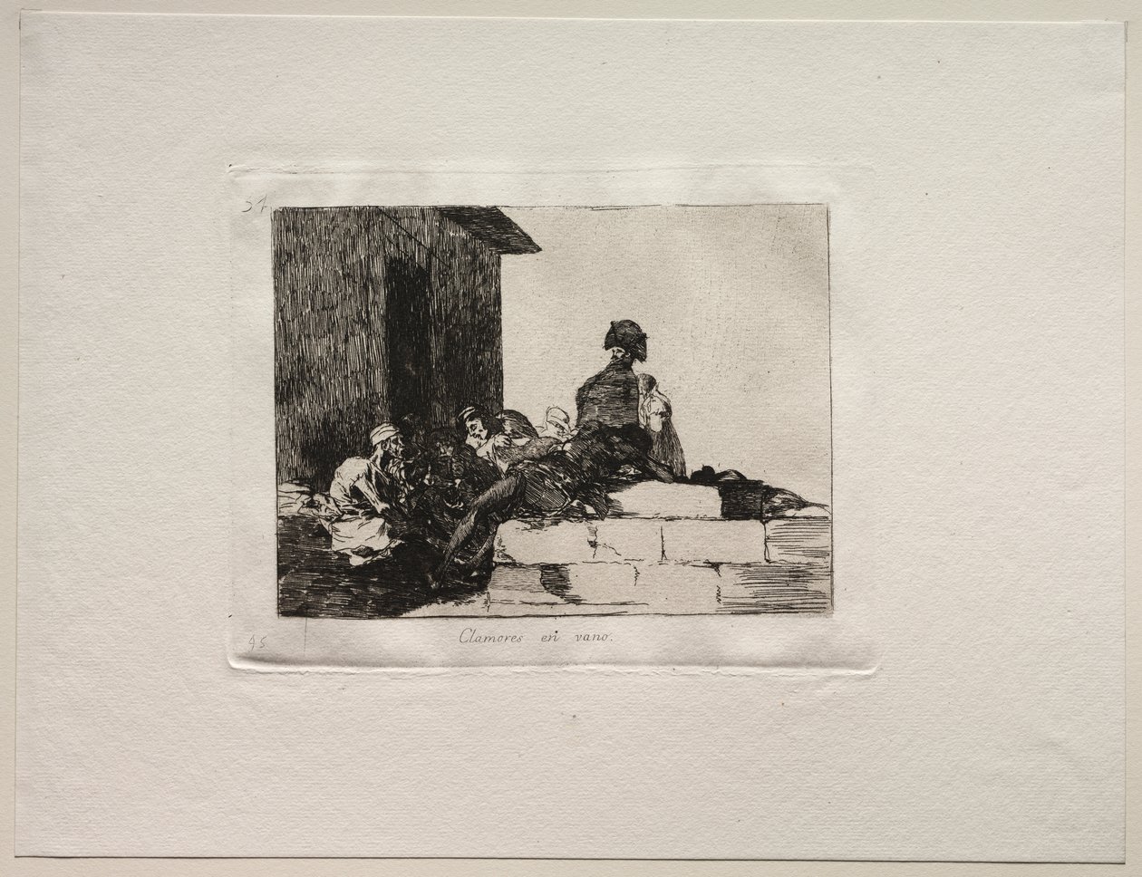 The Horrors of War: Appeals are in Vain af Francisco de Goya