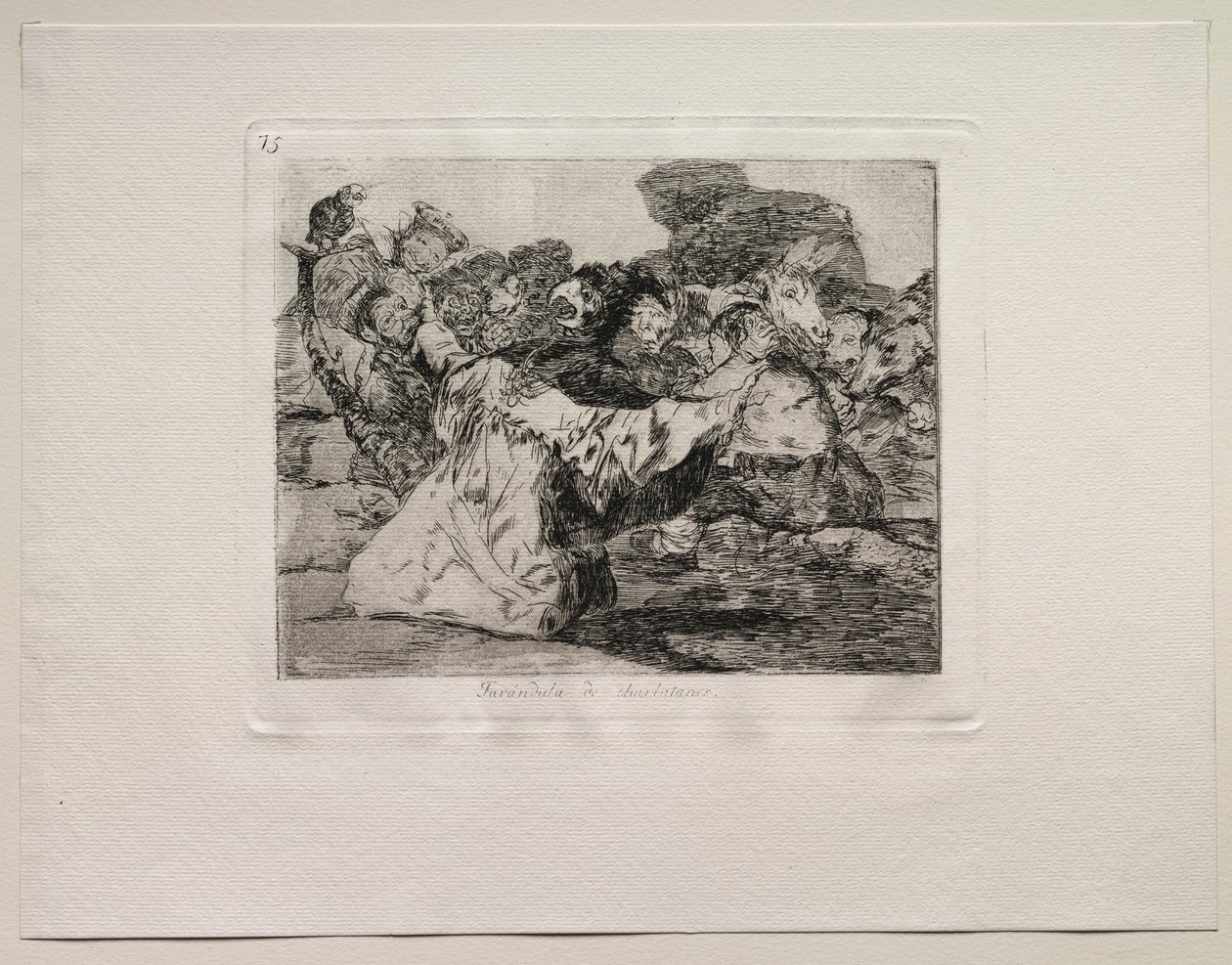 The Horrors of War: Charlatans Show. af Francisco de Goya
