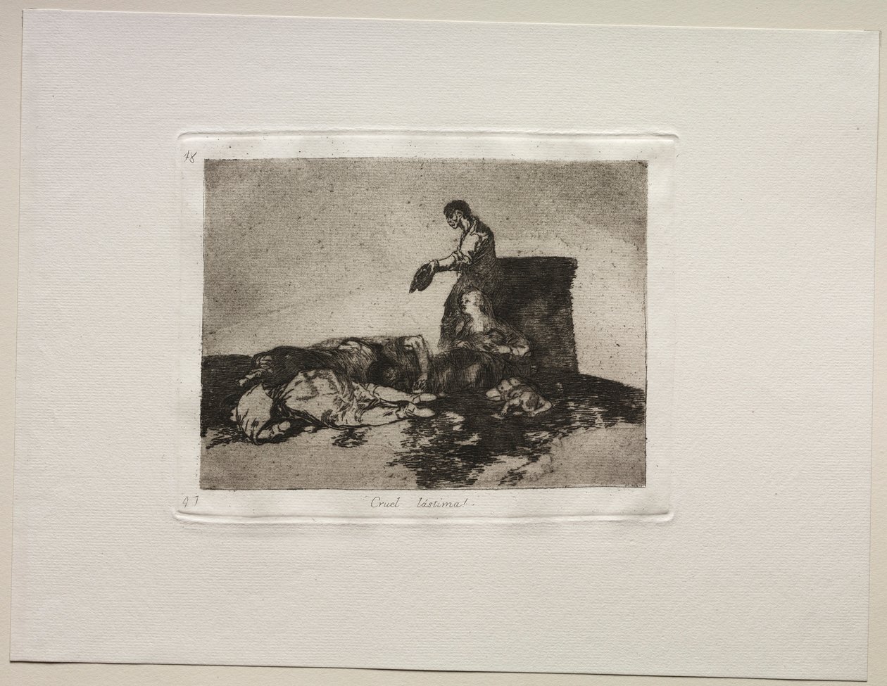 The Horrors of War: Cruel Tale of Woe. af Francisco de Goya