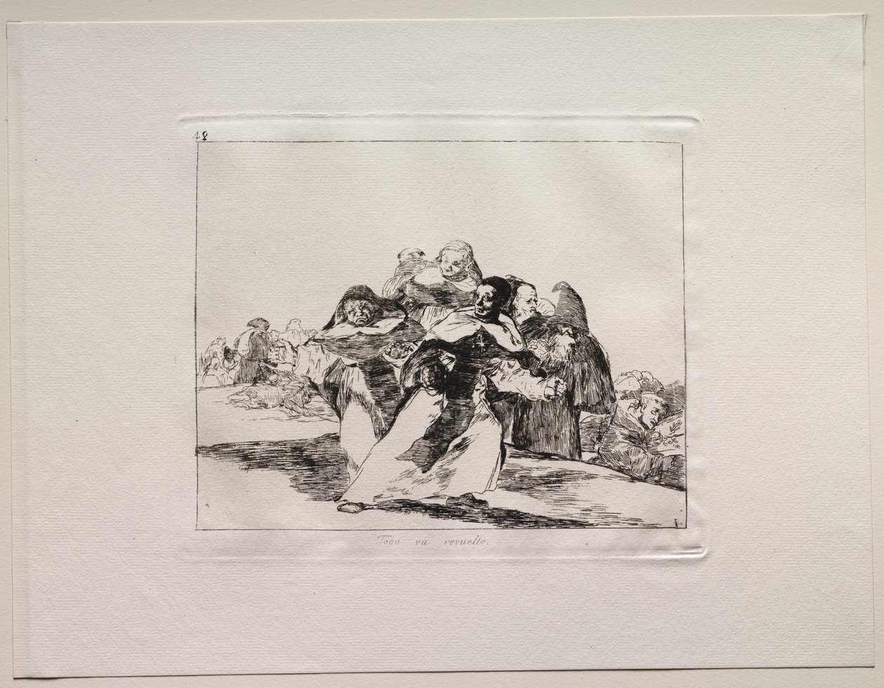 The Horrors of War: Everything is Topsy-Turvy af Francisco de Goya