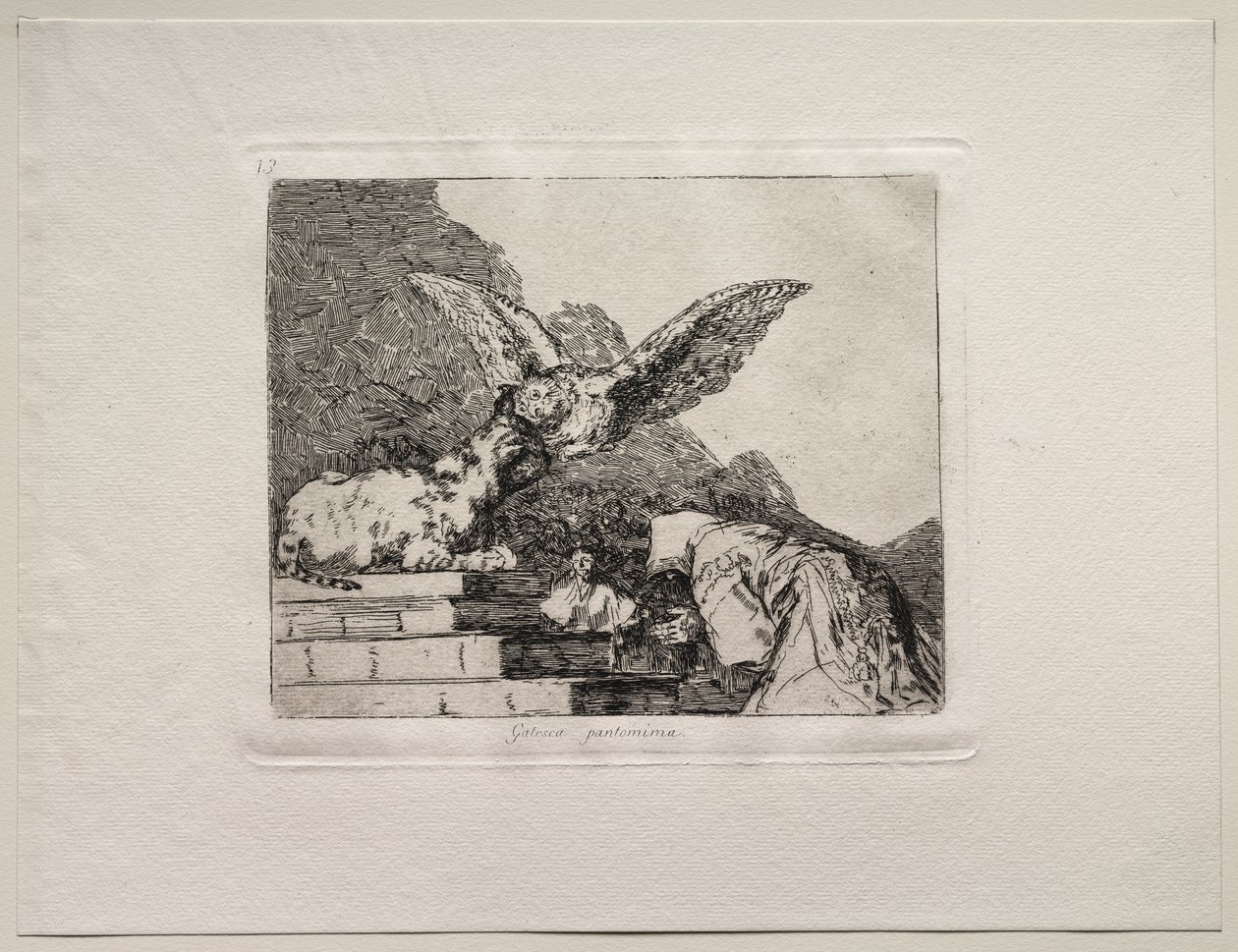 The Horrors of War: Feline Pantomime af Francisco de Goya