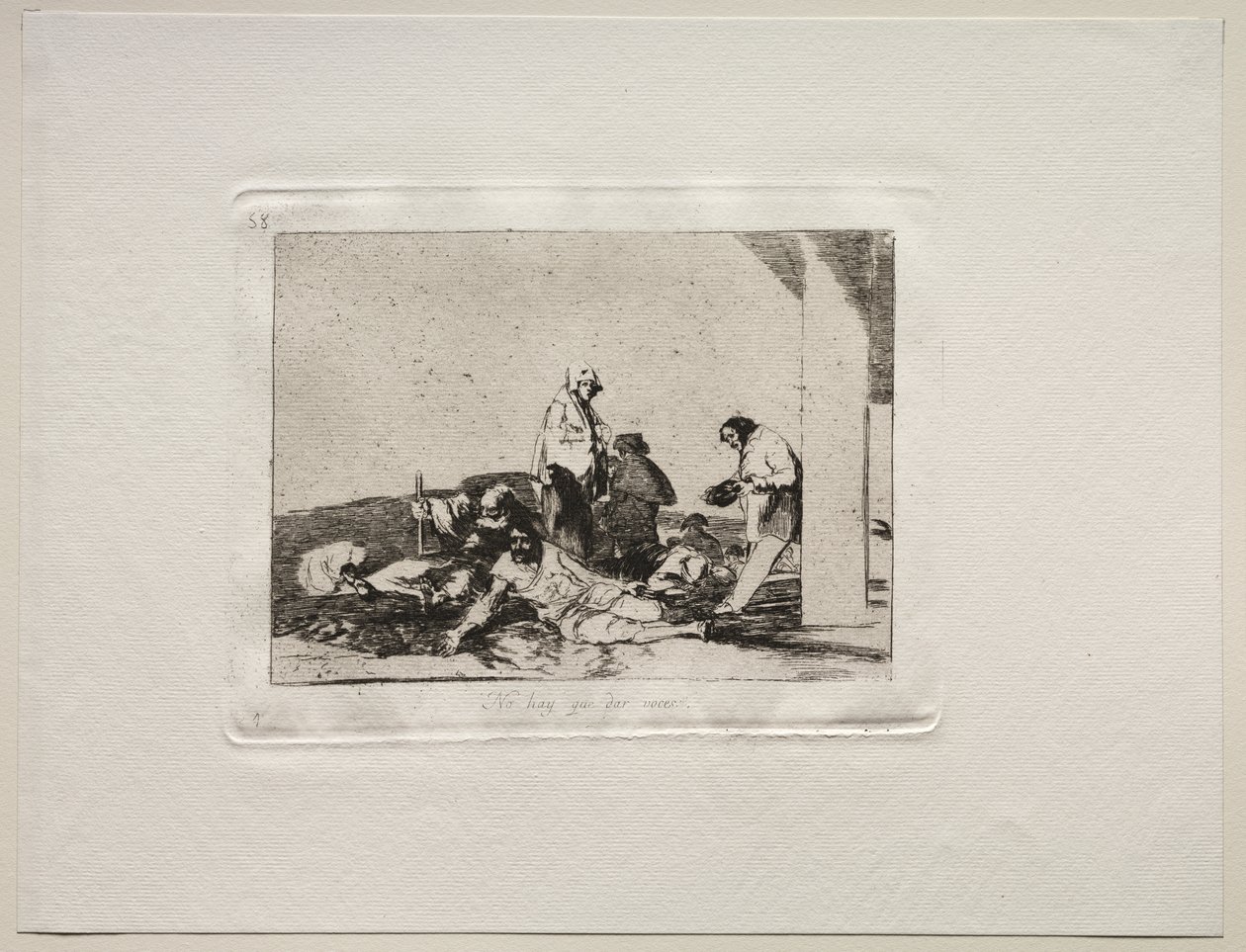 Krigens rædsler: Det nytter ikke at græde ud af Francisco de Goya