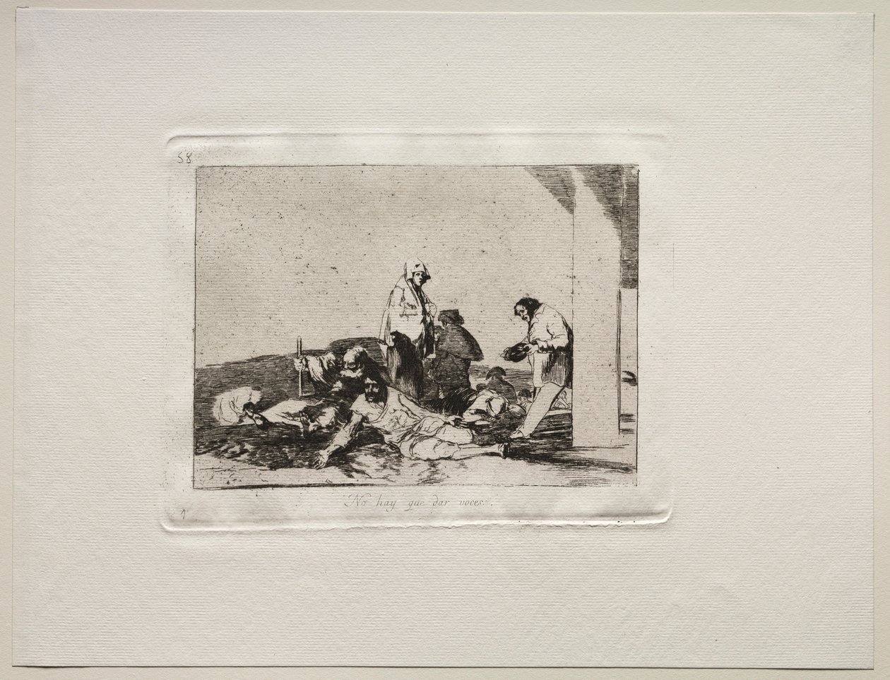 The Horrors of War: Its No Use Crying Out. af Francisco de Goya