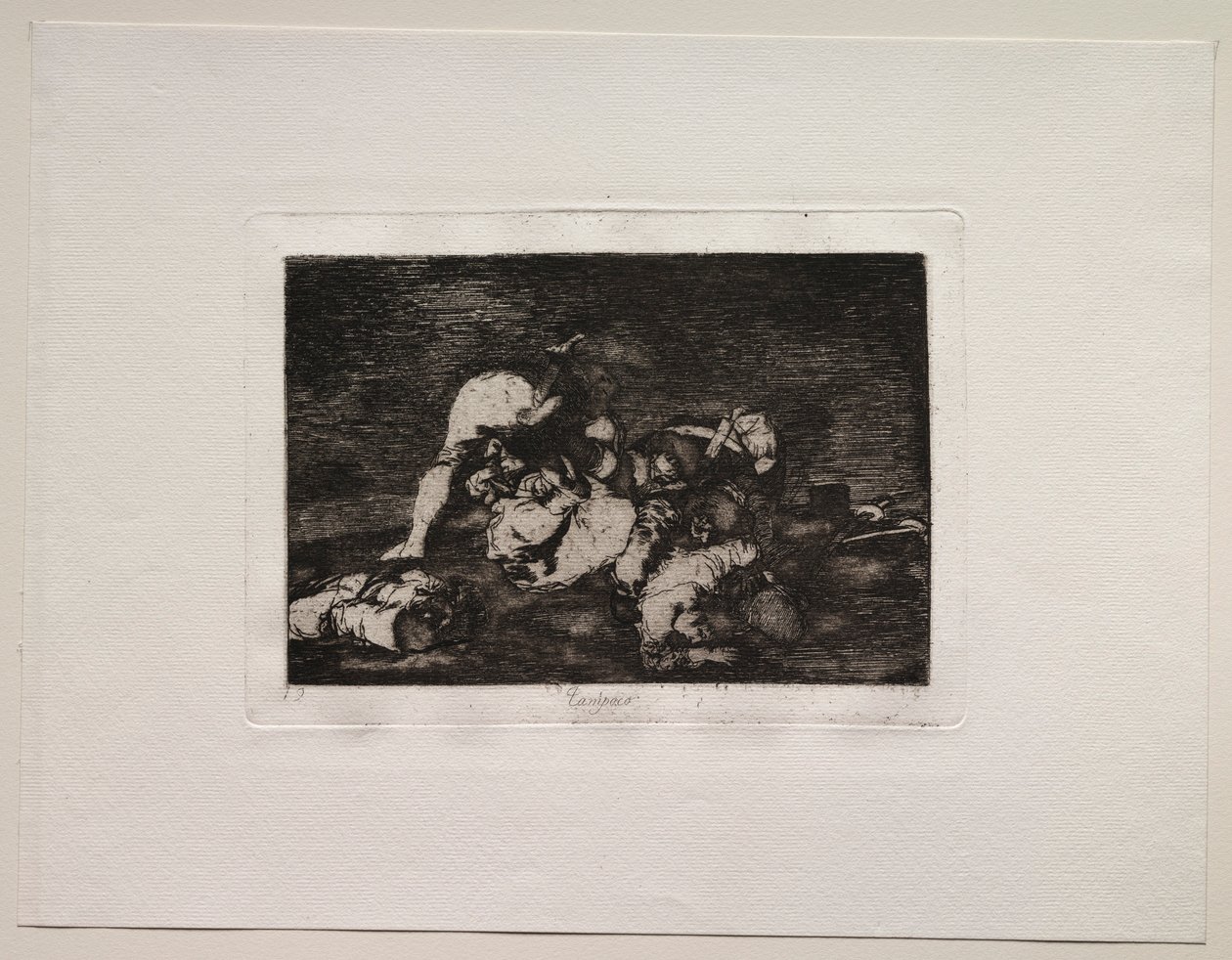 Krigens rædsler: Heller ikke disse. af Francisco de Goya