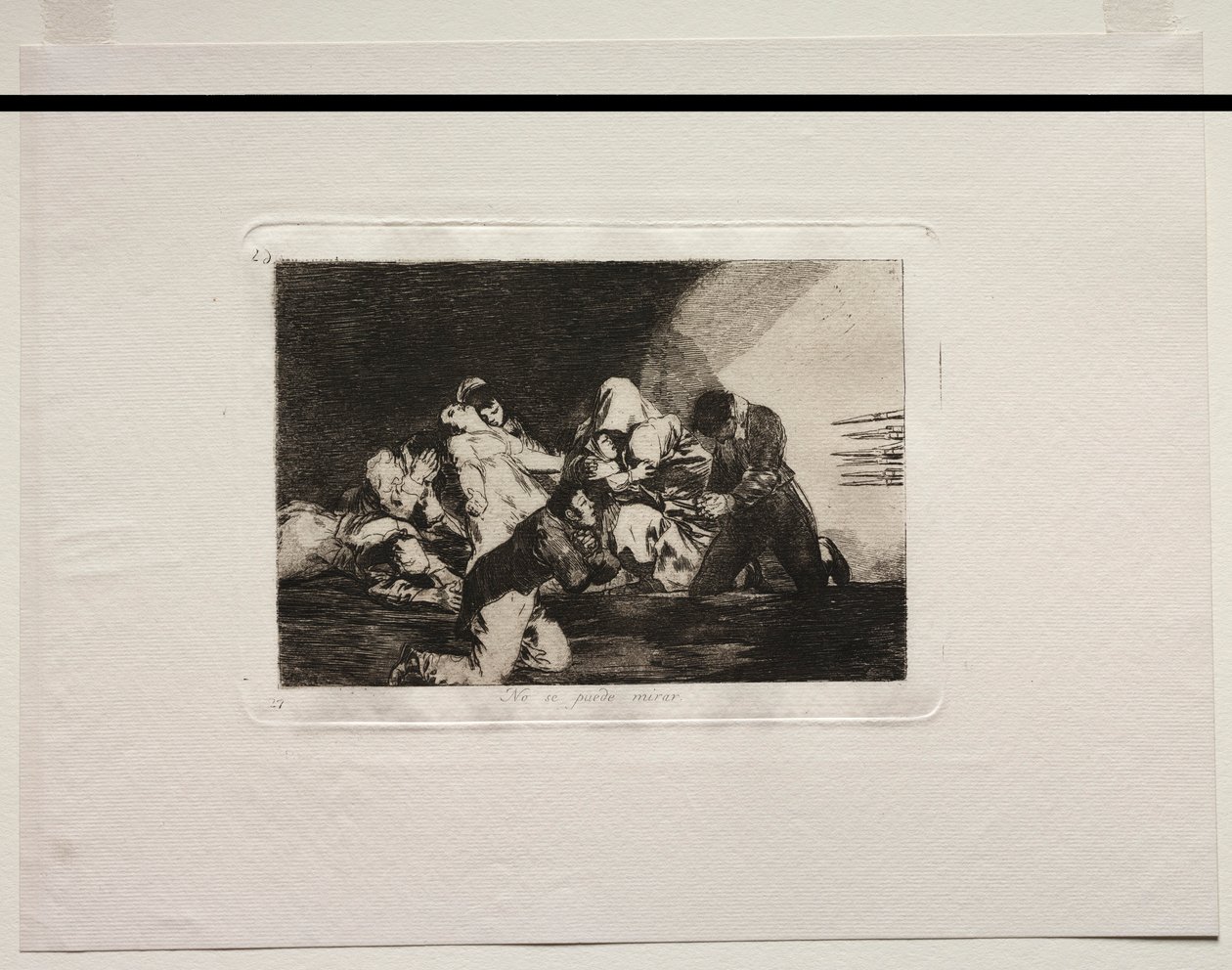 The Horrors of War: One Cant Look. af Francisco de Goya