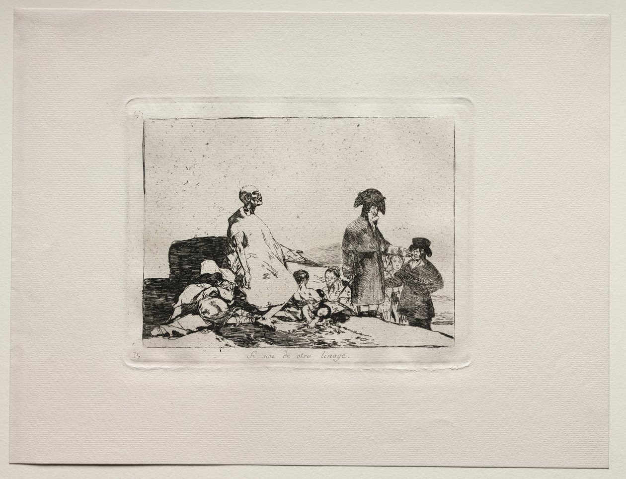 Krigens rædsler: Måske er de af en anden race. af Francisco de Goya