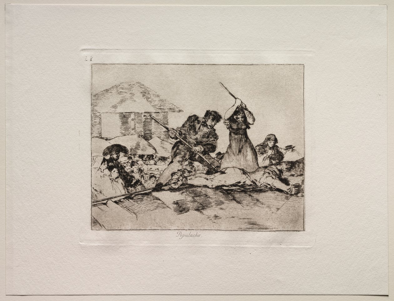 The Horrors of War: Rabble af Francisco de Goya