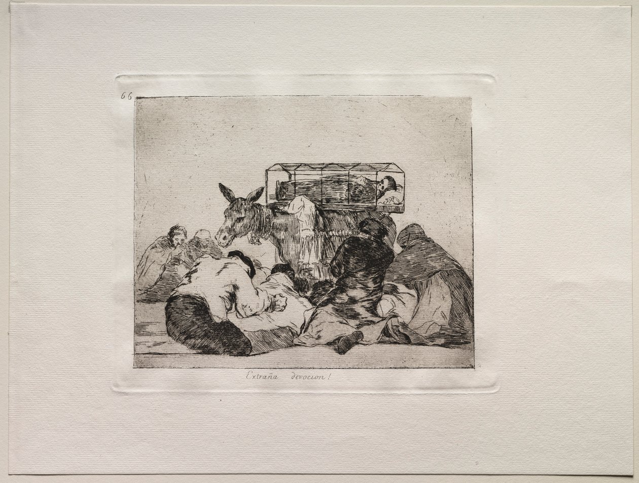The Horrors of War: Strange Devotion!. af Francisco de Goya